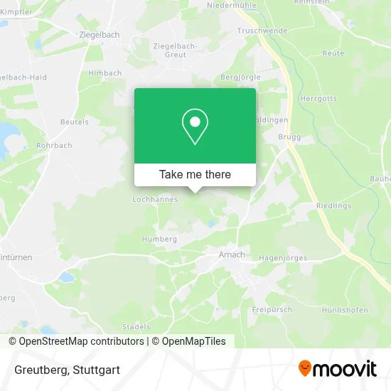 Greutberg map