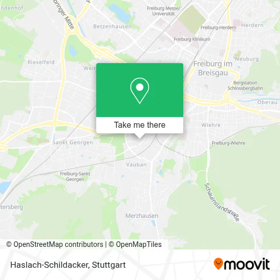 Haslach-Schildacker map