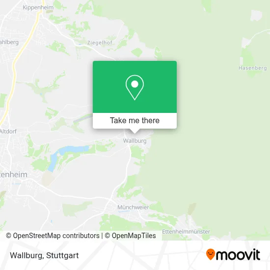 Wallburg map