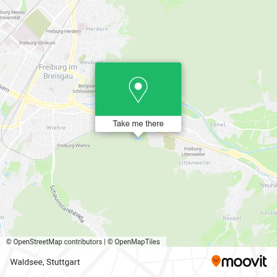 Waldsee map