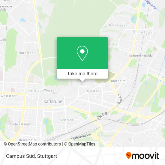 Campus Süd map