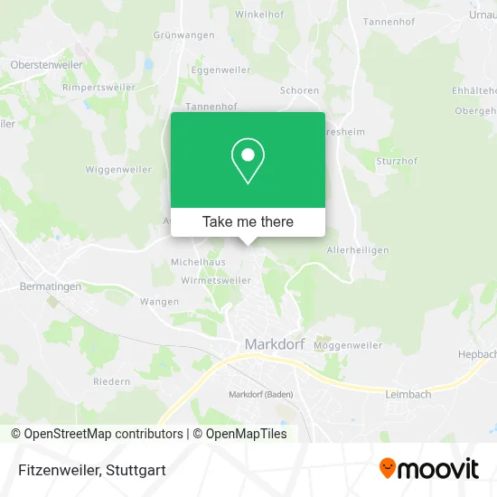 Fitzenweiler map