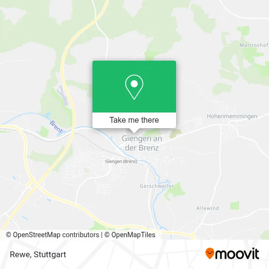 Rewe map
