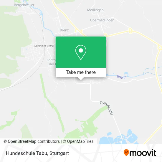 Hundeschule Tabu map