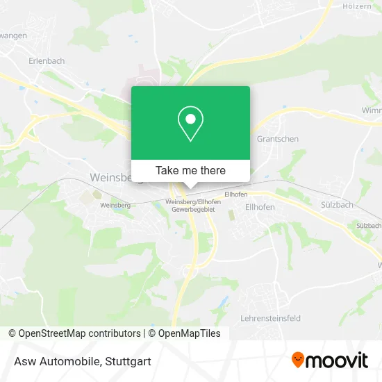 Asw Automobile map