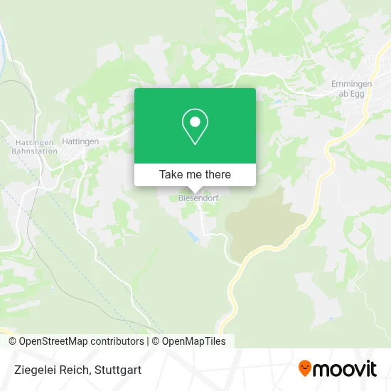 Ziegelei Reich map