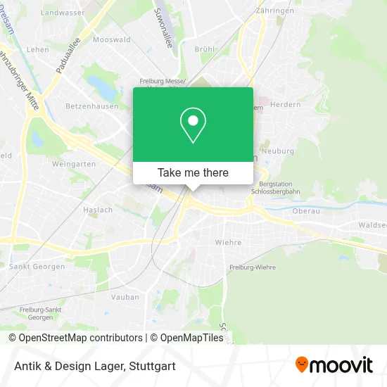 Antik & Design Lager map
