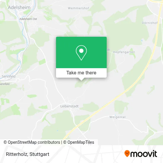 Ritterholz map