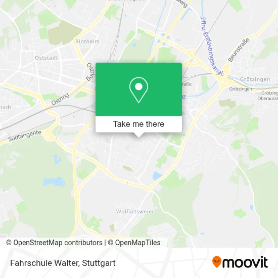 Fahrschule Walter map