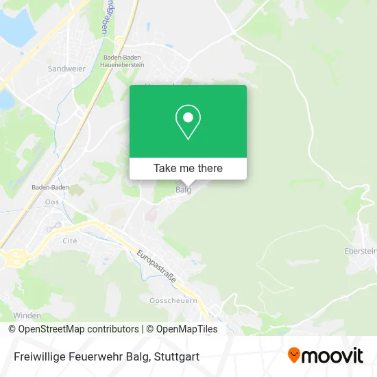 Freiwillige Feuerwehr Balg map
