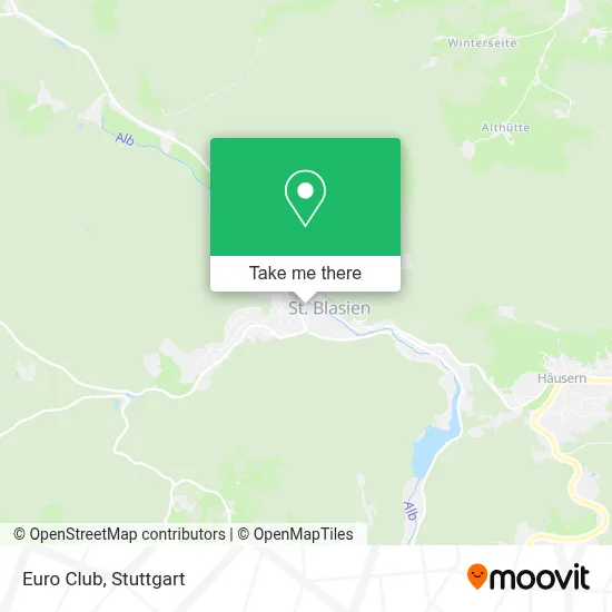 Euro Club map