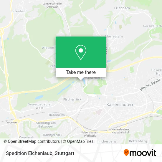 Spedition Eichenlaub map