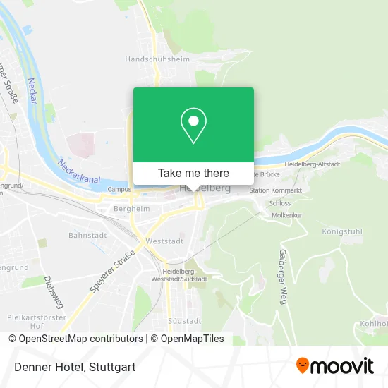 Denner Hotel map