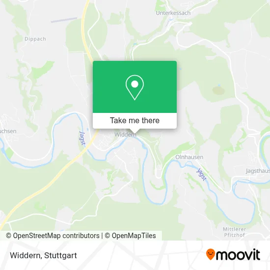 Widdern map