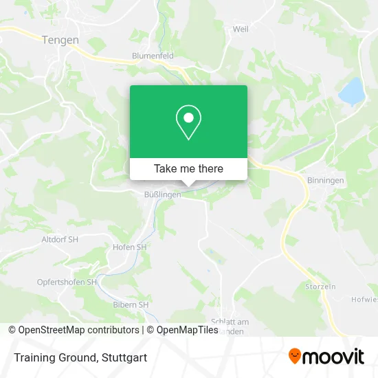 Trainingsplatz map