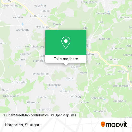Hargarten map