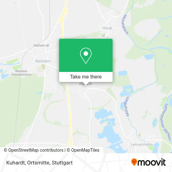 Kuhardt, Ortsmitte map