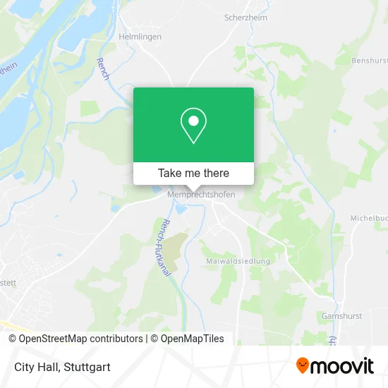 Rathaus map