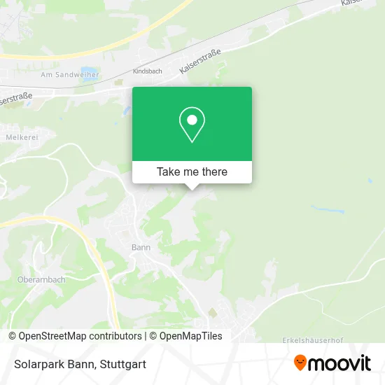 Solarpark Bann map