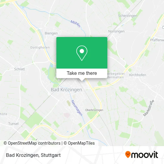Bad Krozingen map