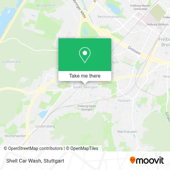 Shell Car Wash map