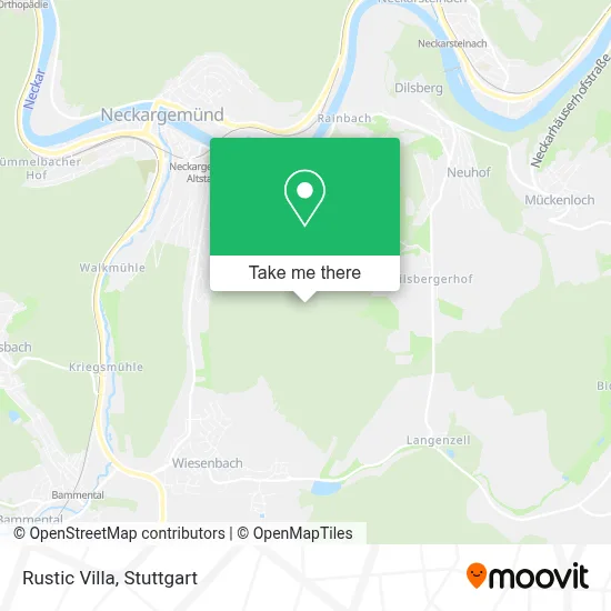 Villa Rustica map