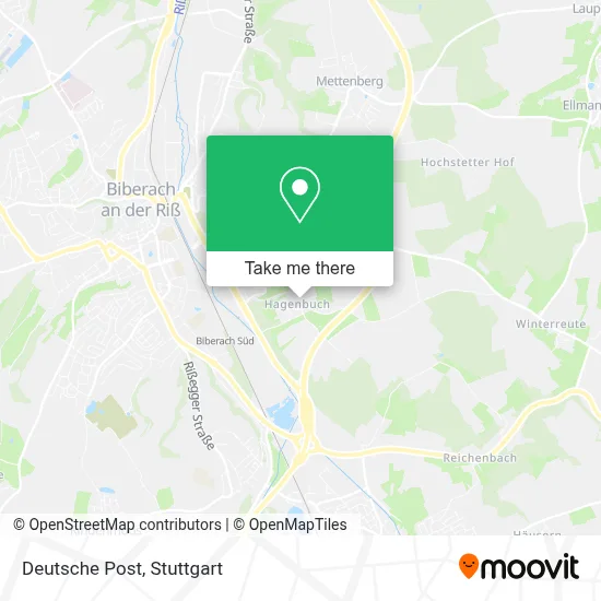Deutsche Post map