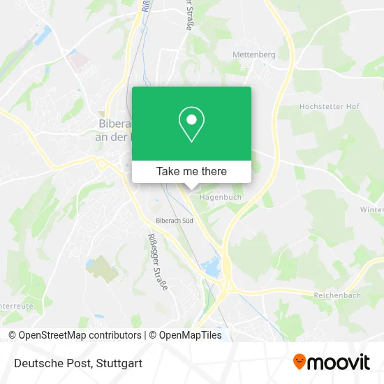 Deutsche Post map