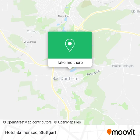 Hotel Salinensee map