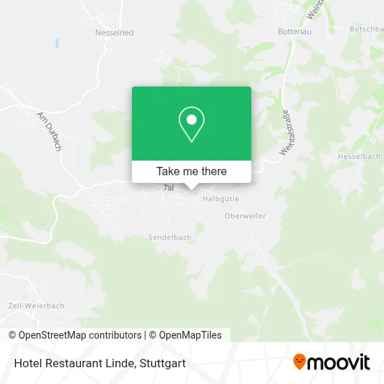 Hotel Restaurant Linde map