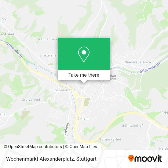 Wochenmarkt Alexanderplatz map