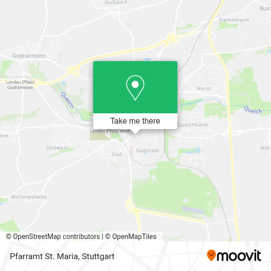 Pfarramt St. Maria map
