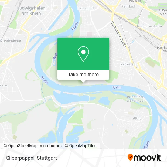 Silberpappel map