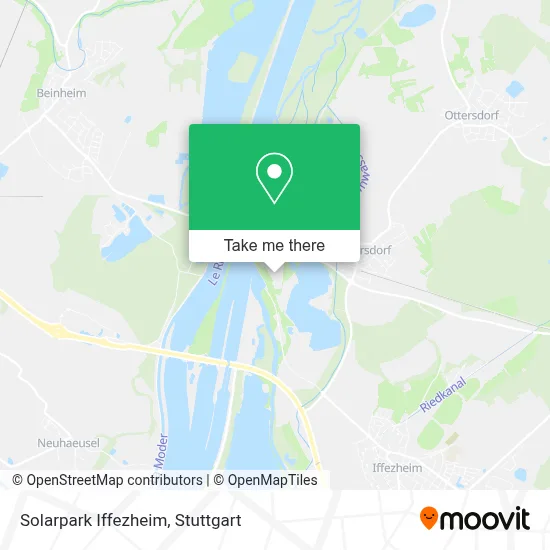 Solarpark Iffezheim map