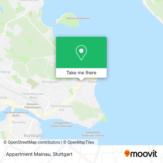 Appartment Mainau map