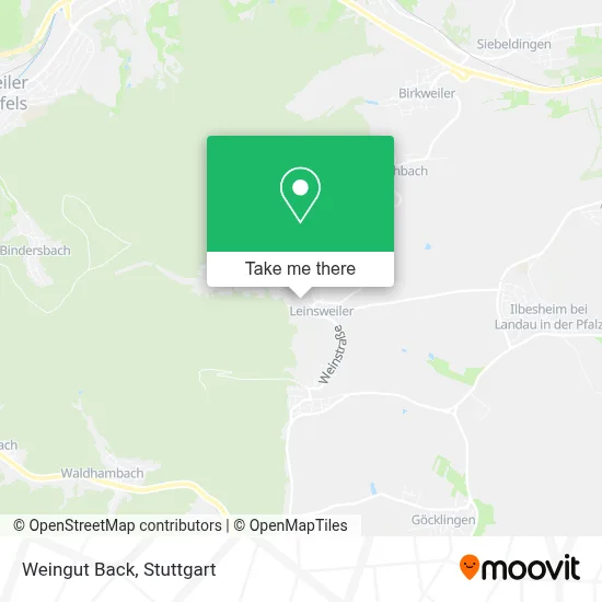 Weingut Back map