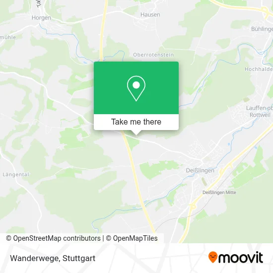 Wanderwege map