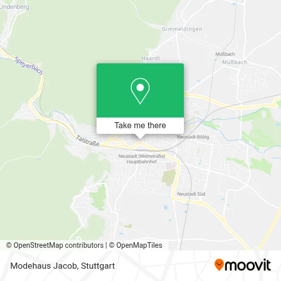 Modehaus Jacob map