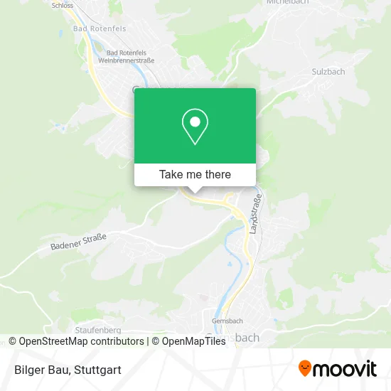 Bilger Bau map