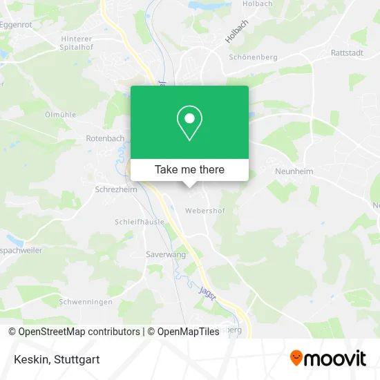 Keskin map