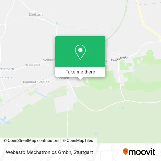 Webasto Mechatronics Gmbh map