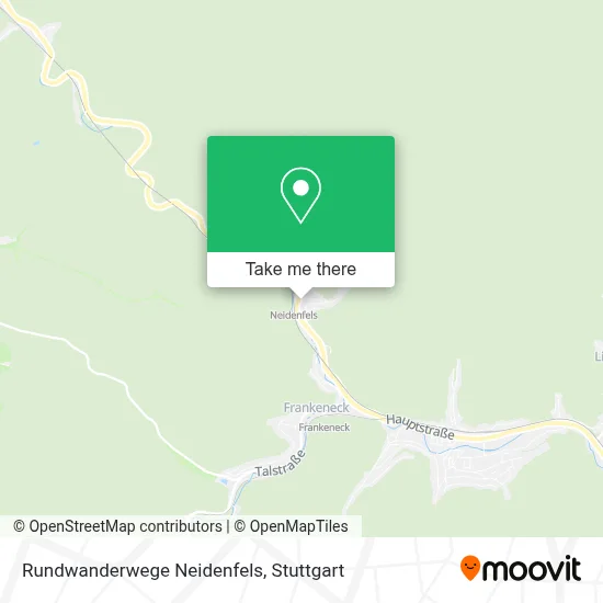 Rundwanderwege Neidenfels map