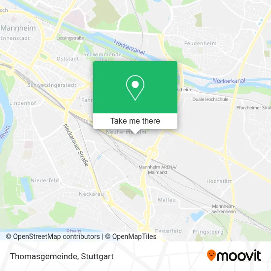 Thomasgemeinde map