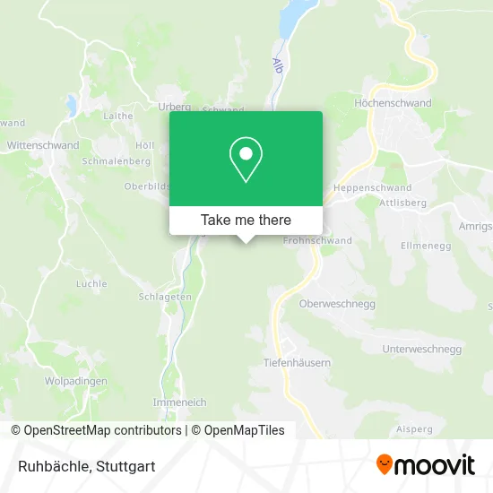 Ruhbächle map