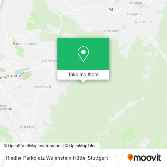 Riedler Parkplatz Walenstein-Hütte map