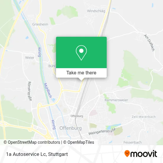 1a Autoservice Lc map