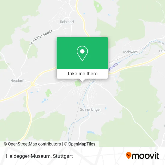 Heidegger-Museum map