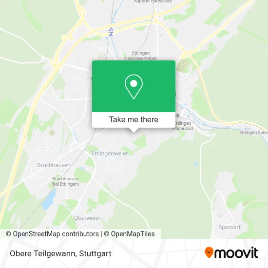 Obere Teilgewann map