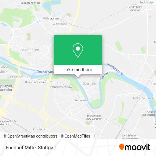 Friedhof Mitte map