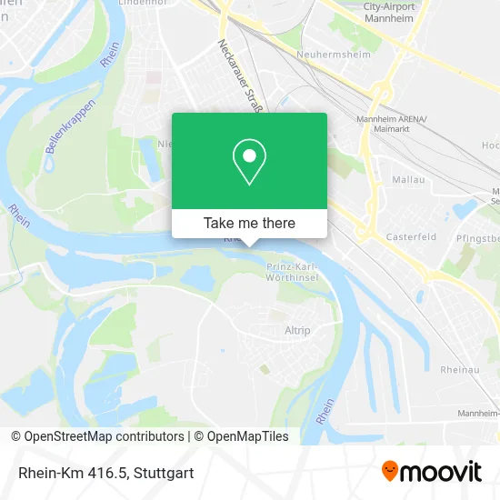 Rhein-Km 416.5 map